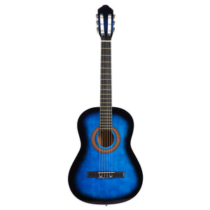 Akustische Gitarre blau