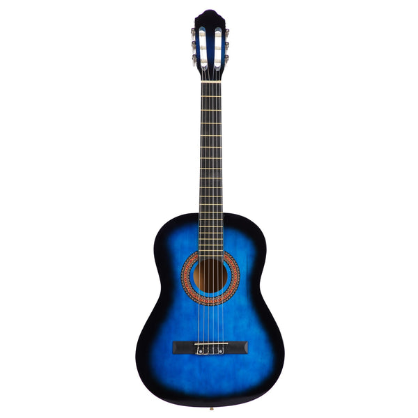 Akustische Gitarre blau
