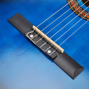 Akustische Gitarre blau