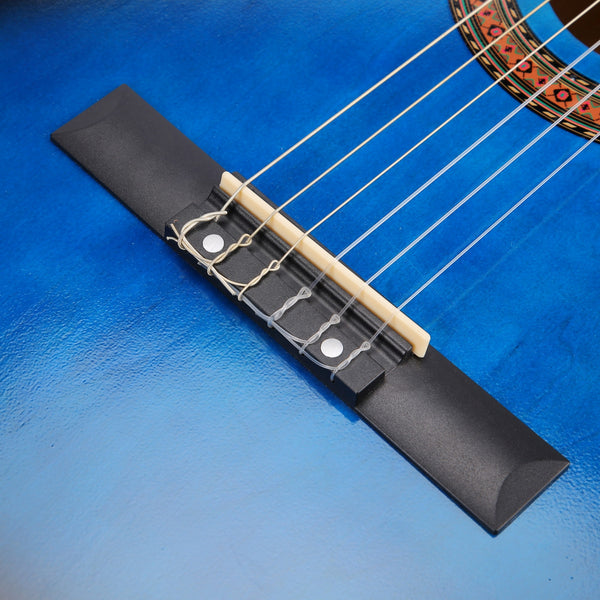 Akustische Gitarre blau