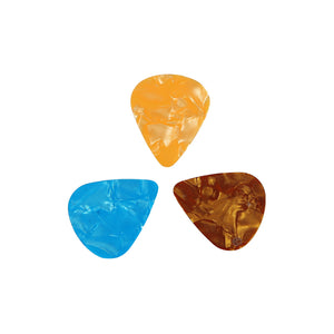 Akustische Gitarre blau