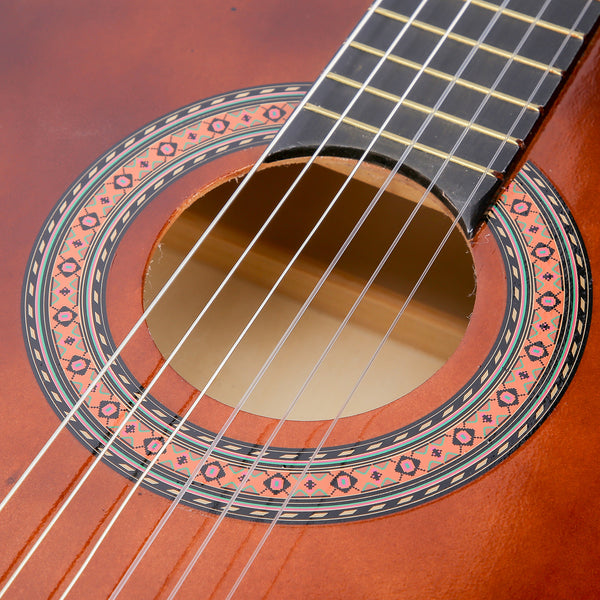 Akustische Gitarre braun