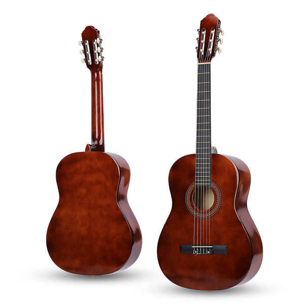 Akustische Gitarre braun