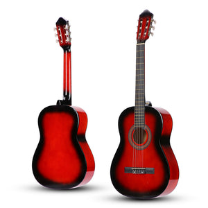 Akustische Gitarre rot
