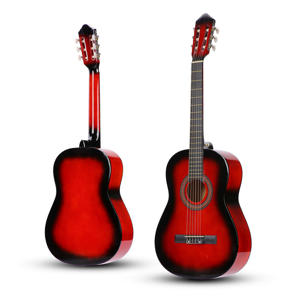 Akustische Gitarre rot
