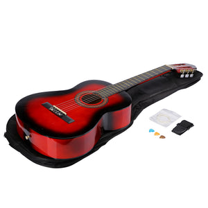 Akustische Gitarre rot