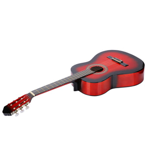 Akustische Gitarre rot