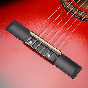 Akustische Gitarre rot