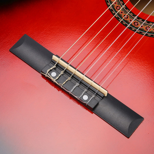 Akustische Gitarre rot