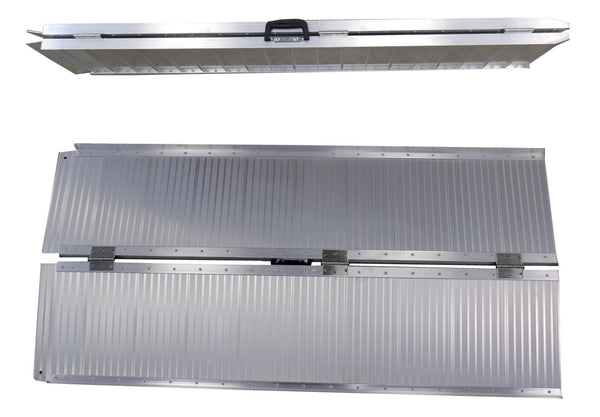 Alu Rollstuhlrampe Laderampe klappbar 184cm 270kg