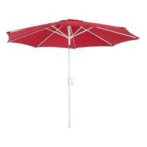 Alu Sonnenschirm Gartenschirm N18 270cm, neigbar, rostfrei rot