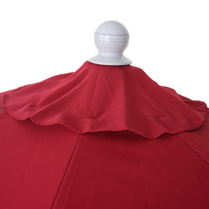 Alu-Sonnenschirm halbrund Parla 270cm bordeaux