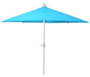 Alu-Sonnenschirm halbrund Parla 270cm türkis