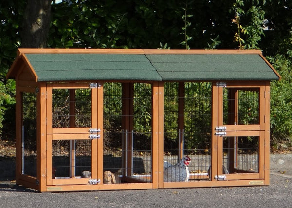 Anbau Doppel Auslauf Freigehege Prestige small