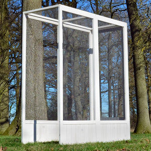 Anbau für Vogelvoliere Luise