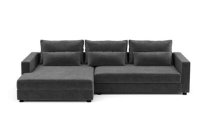 Ecksofa NAEL links anthrazit