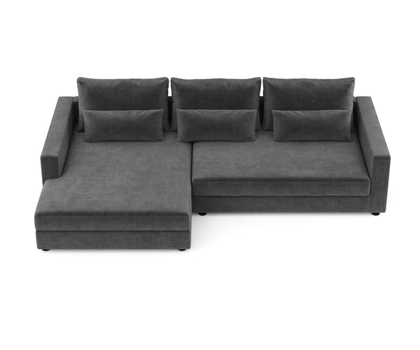 Ecksofa NAEL links anthrazit