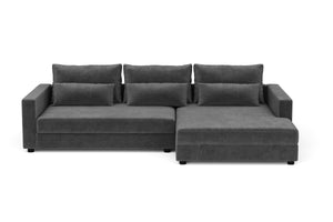 Ecksofa NAEL rechts anthrazit