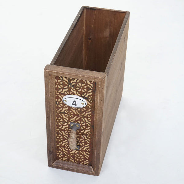 Apotheker-Schrank HWC Kommode Holz massiv 78x55x35cm