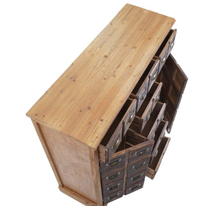 Apothekerkommode Apothekerschrank Tanne Holz massiv