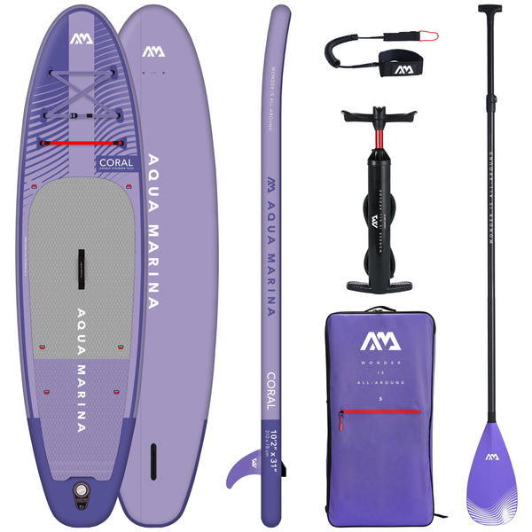 Aqua Marina Stand Up Paddle CORAL purple 310 cm
