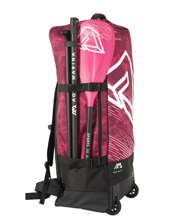Aqua Marina SUP Rucksack Trolley RASBERRY 90L