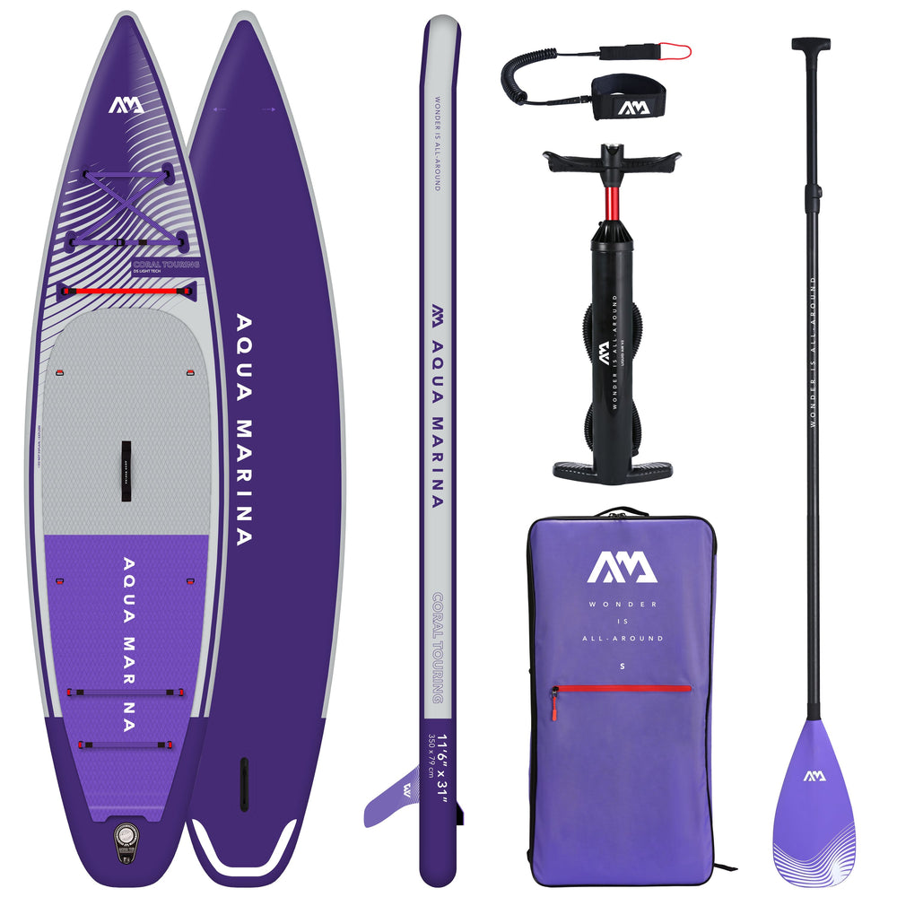 Aqua Marina Stand Up Paddle Touring CORAL viola 350 cm