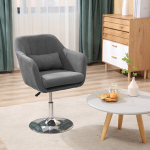 Work stool, swivel stool, office chair, dark grey
