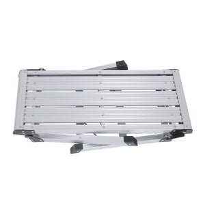 Arbeitsplattform Aluminium klappbar 75 x 30 cm silber