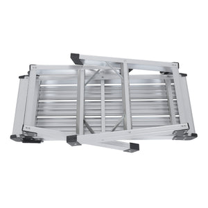 Arbeitsplattform Aluminium klappbar 75 x 30 cm silber