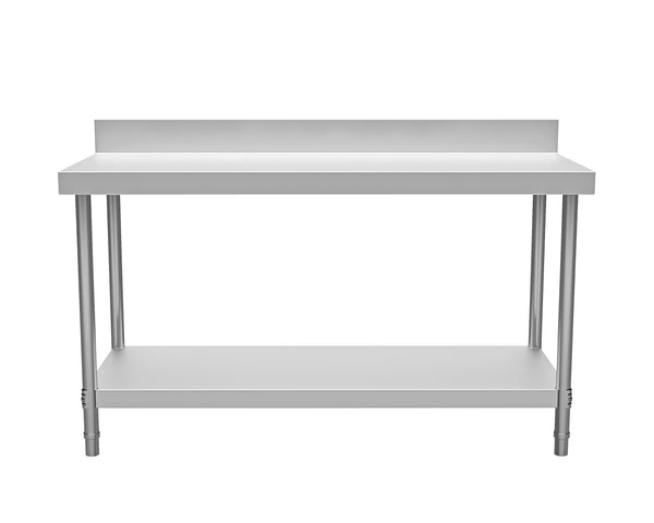 Arbeitstisch aus Edelstahl 150 x 60 cm