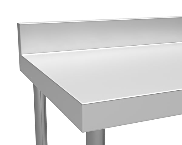 Arbeitstisch aus Edelstahl 150 x 60 cm