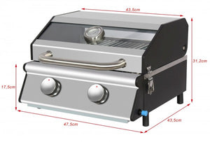 El Fuego - Edelstahl-Gasgrill -Jesolo-