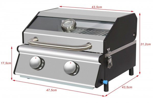 El Fuego - Edelstahl-Gasgrill -Jesolo-
