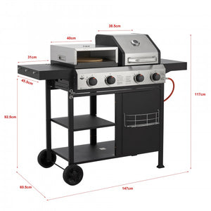 El Fuego - 3 in 1 Kombigrill ''Boston''