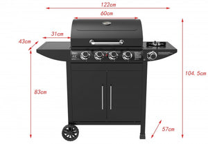 Arte-Living - El Fuego - Gasgrill ''San Francisco'' 4+1