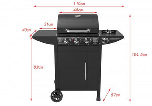 Arte-Living - El Fuego Gasgrill ''San Francisco 3+1''