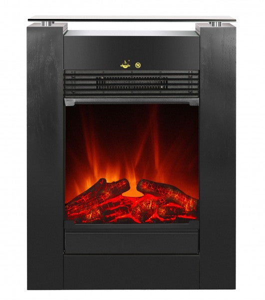 Caminetto elettrico Tessin nero - ARTE Living