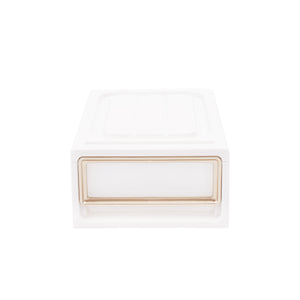 Aufbewahrungsbox 28 x 19 x 10 cm 4er Set weiss