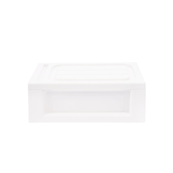 Aufbewahrungsbox 28 x 19 x 10 cm 4er Set weiss