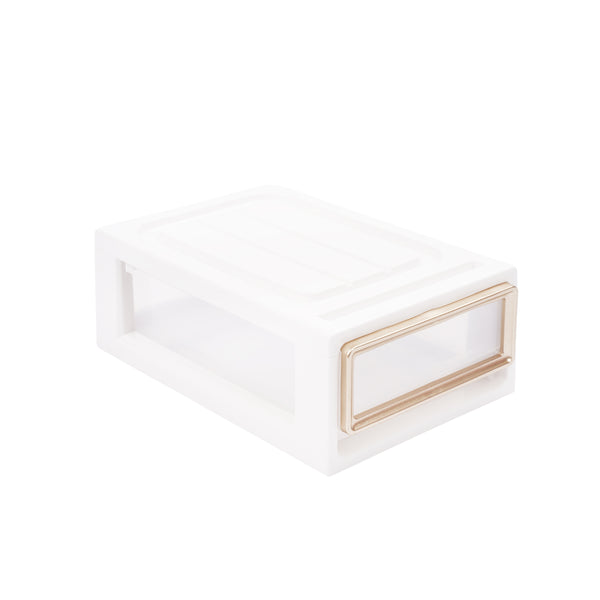Aufbewahrungsbox 28 x 19 x 10 cm 4er Set weiss