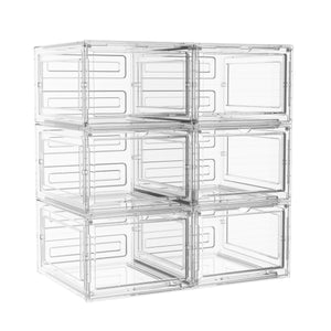 Aufbewahrungsbox 34 x 27 x 19 cm 6er Set transparent