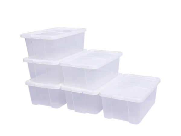 Aufbewahrungsbox 6er Set 34 x 19.5 x 13 cm