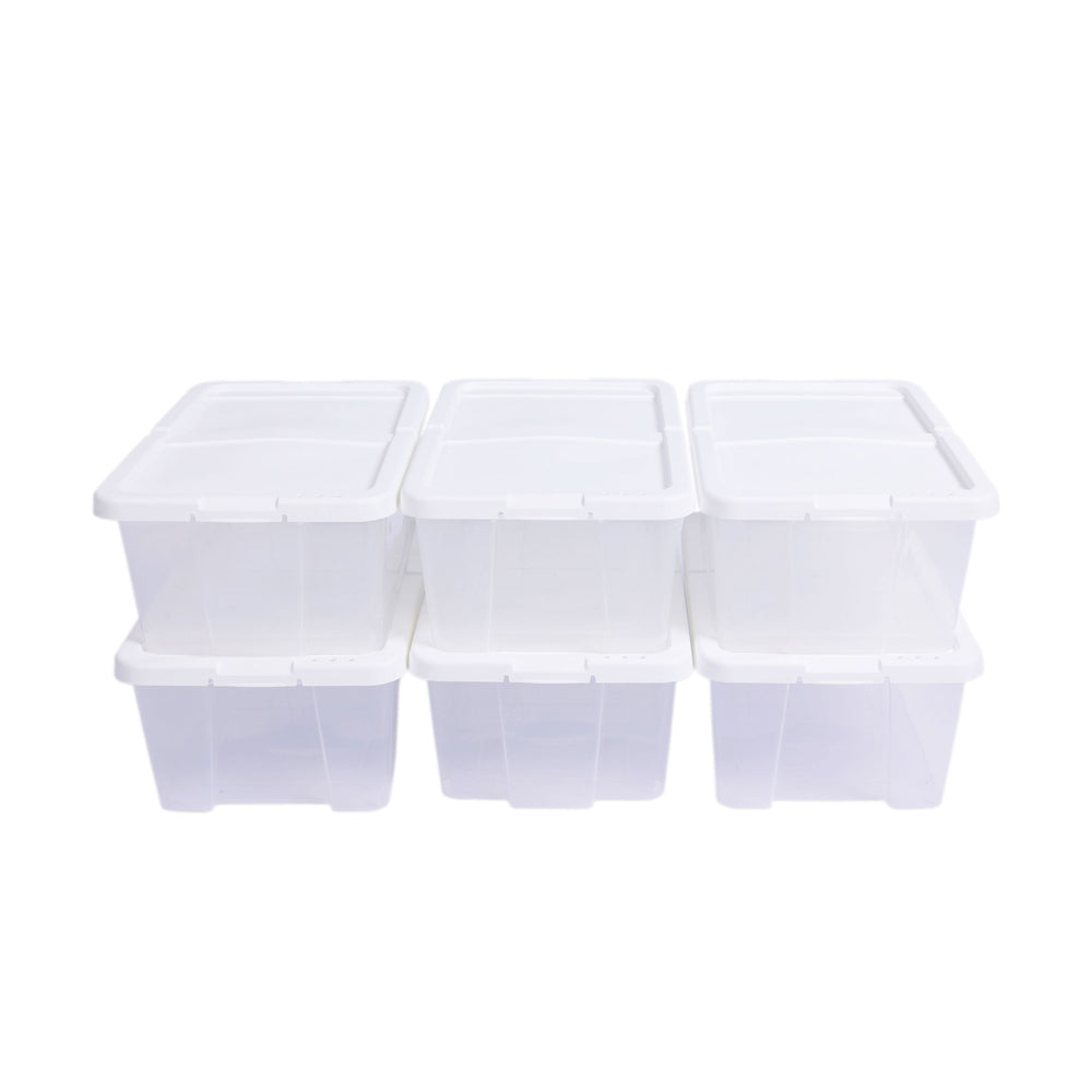 Scatola portaoggetti, set da 6, 34 x 19,5 x 13 cm