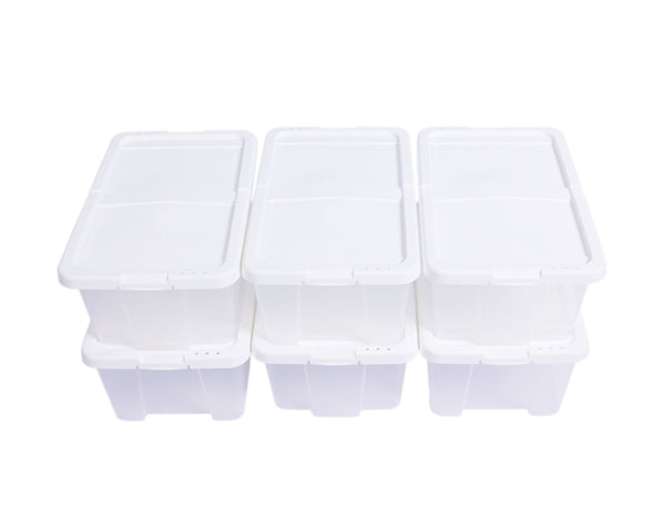 Aufbewahrungsbox 6er Set 34 x 19.5 x 13 cm
