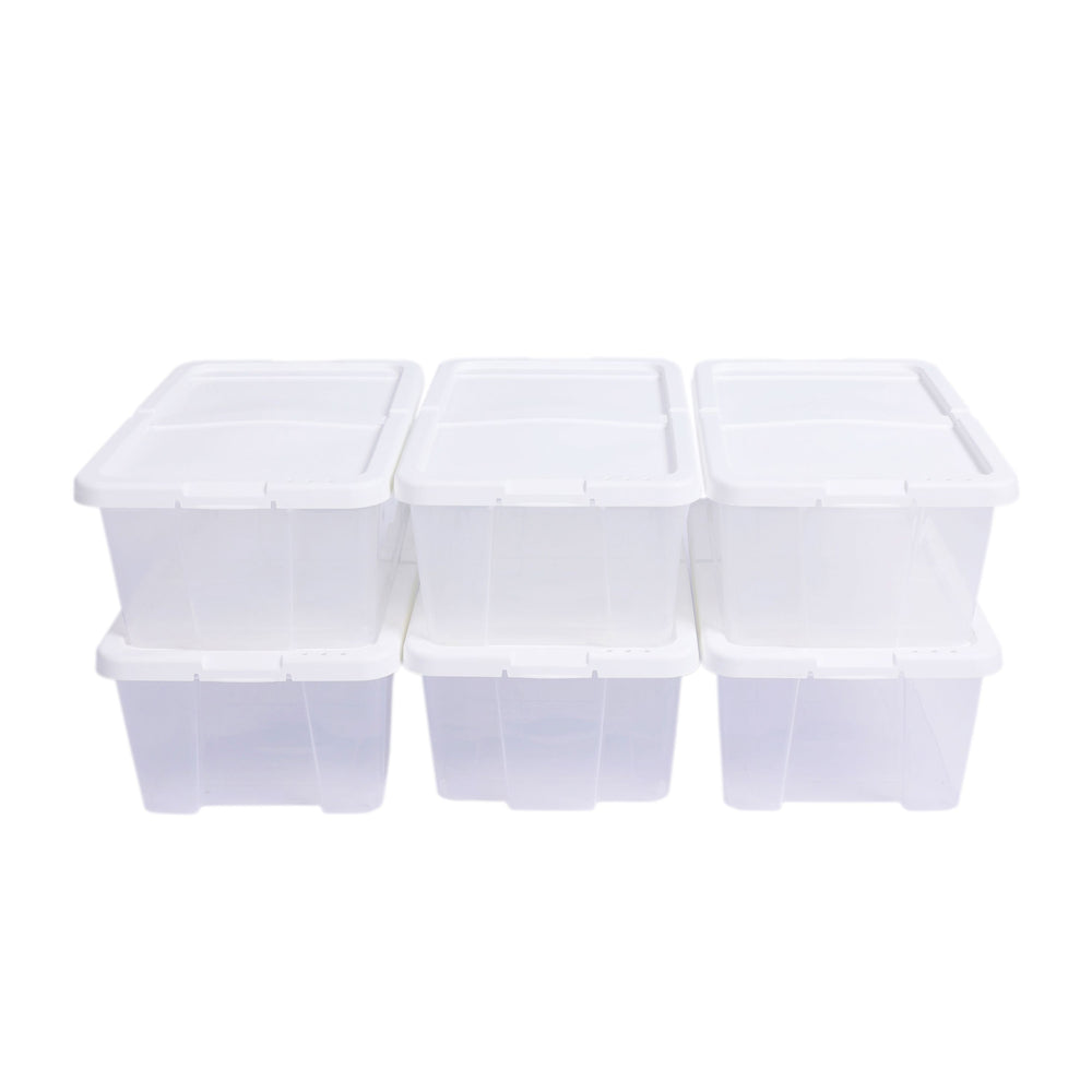 Set di 6 scatole portaoggetti, 37 x 22,5 x 14 cm