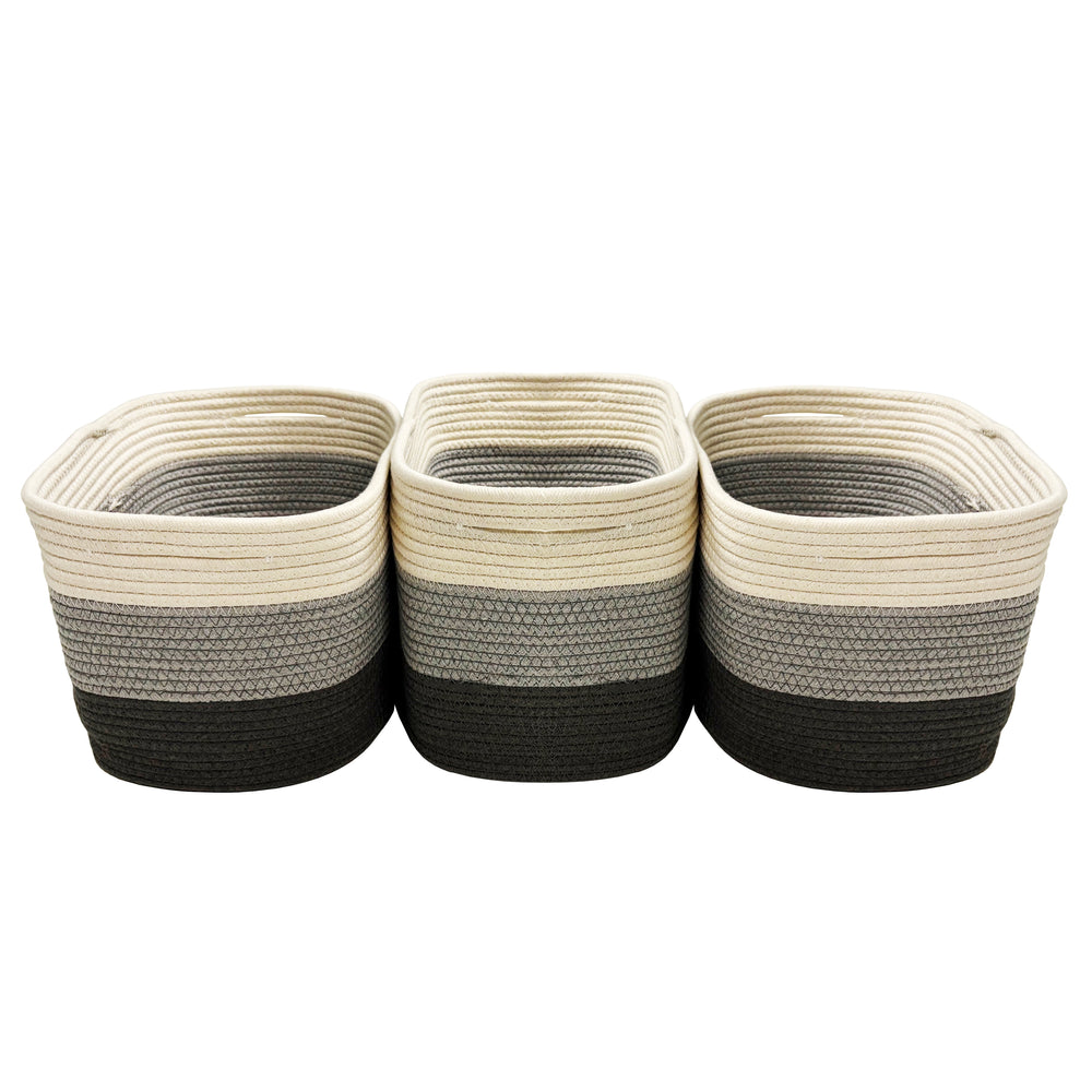 Aufbewahrungskorb GRACE 38 x 25 x 23 cm 3er Set
