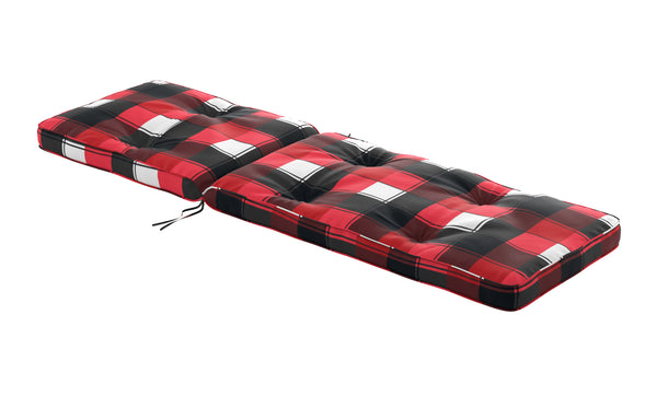 Liegenauflage COSY rot kariert