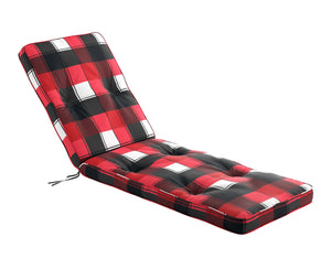 Liegenauflage COSY rot kariert