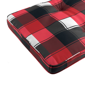 Liegenauflage COSY rot kariert